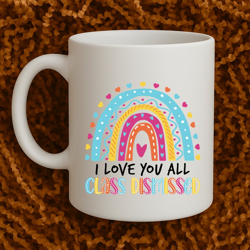 I Love You All Class Dismissed Mug
