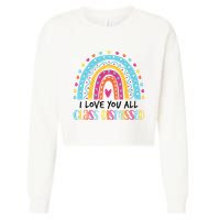 I Love You All Class Dismissed Cropped Pullover Crew
