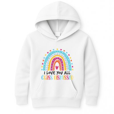 I Love You All Class Dismissed Kids Hoodie