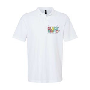 I Love You All Class Dismissed Last Day Of School Teacher Softstyle Adult Sport Polo