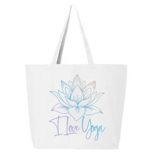 I Love Yoga Lotus Great Gift 25L Jumbo Tote