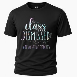 i love you all class dismissed teacher off duty tie dye Cooling Performance Crew T-Shirt