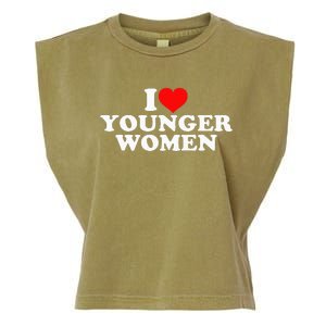 I Love Younger Garment-Dyed Women's Muscle Tee