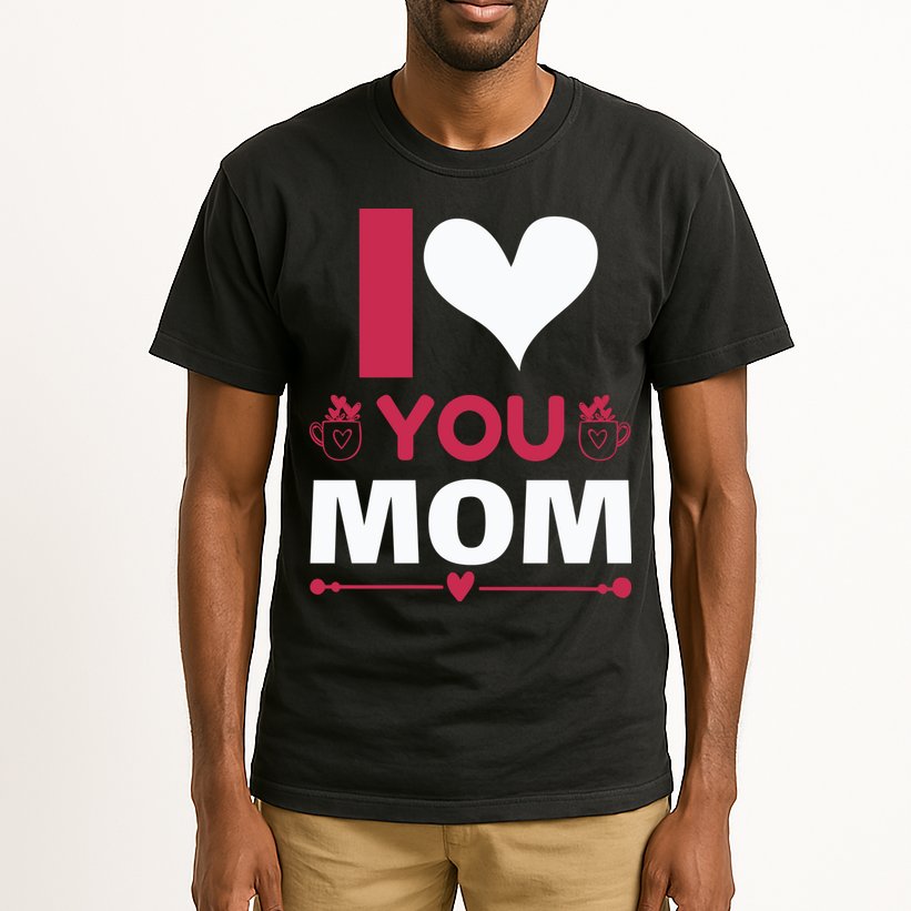 I Love You Mom Tall T-Shirt