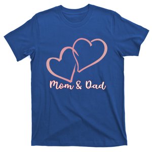 I Love You Mom And Dad Heart Simple Design Gift T-Shirt