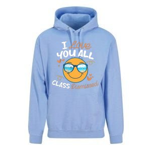 I Love You All Class Dismissed Teachers Summer Last Day Unisex Surf Hoodie