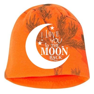 I Love You To The Moon And Back Kati - Camo Knit Beanie