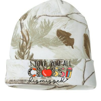 I Love You All Class Dismissed Last Day of School Kati Licensed 12" Camo Beanie