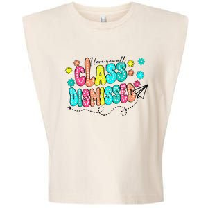 I Love You All Class Dismissed Garment-Dyed Women's Muscle Tee