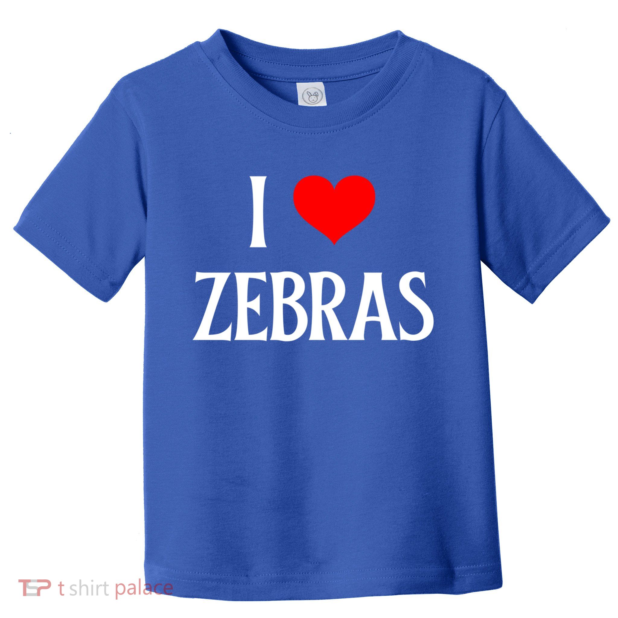 I Love Zebras I Heart Zebras Zebra Lover Equidae Wild Horse Funny Gift Toddler T-Shirt