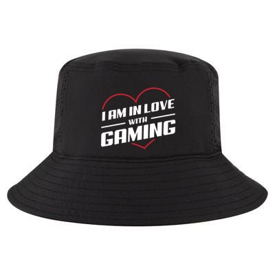 Ich Liebe Zocken! I Am In Love With Gaming! Gaming Console Cool Gift Cool Comfort Performance Bucket Hat