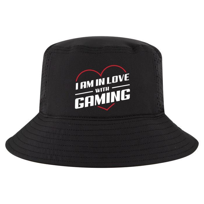 Ich Liebe Zocken! I Am In Love With Gaming! Gaming Console Cool Gift Cool Comfort Performance Bucket Hat