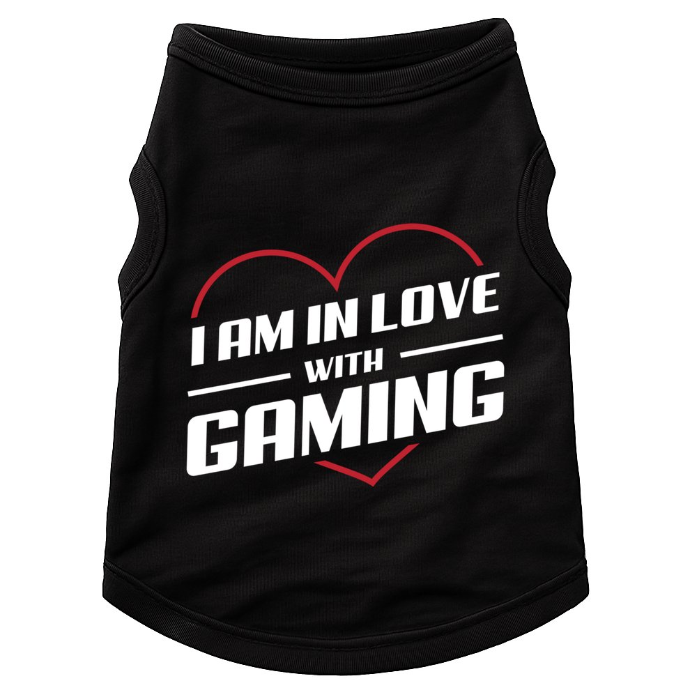 Ich Liebe Zocken! I Am In Love With Gaming! Gaming Console Cool Gift Doggie Tank