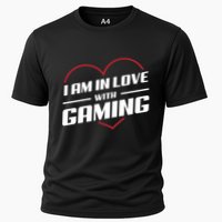 Ich Liebe Zocken! I Am In Love With Gaming! Gaming Console Cool Gift Cooling Performance Crew T-Shirt