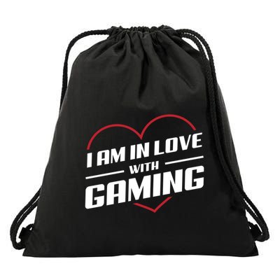 Ich Liebe Zocken! I Am In Love With Gaming! Gaming Console Cool Gift Drawstring Bag