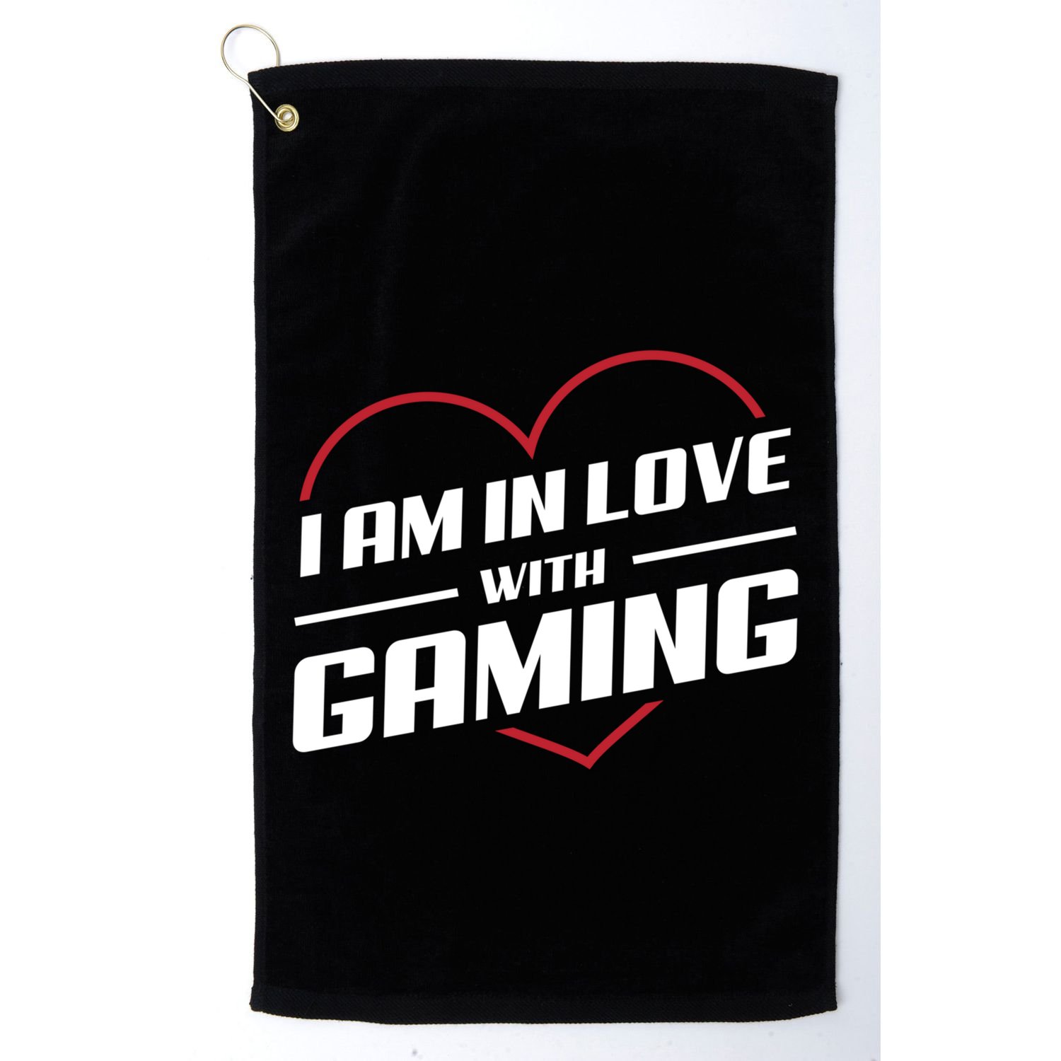 Ich Liebe Zocken! I Am In Love With Gaming! Gaming Console Cool Gift Golf Towel
