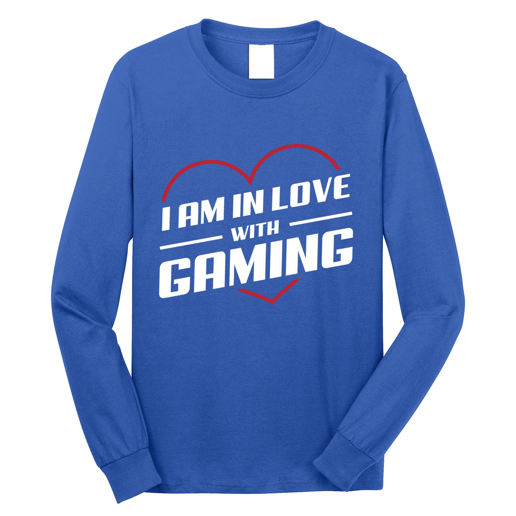 Ich Liebe Zocken! I Am In Love With Gaming! Gaming Console Cool Gift Long Sleeve Shirt