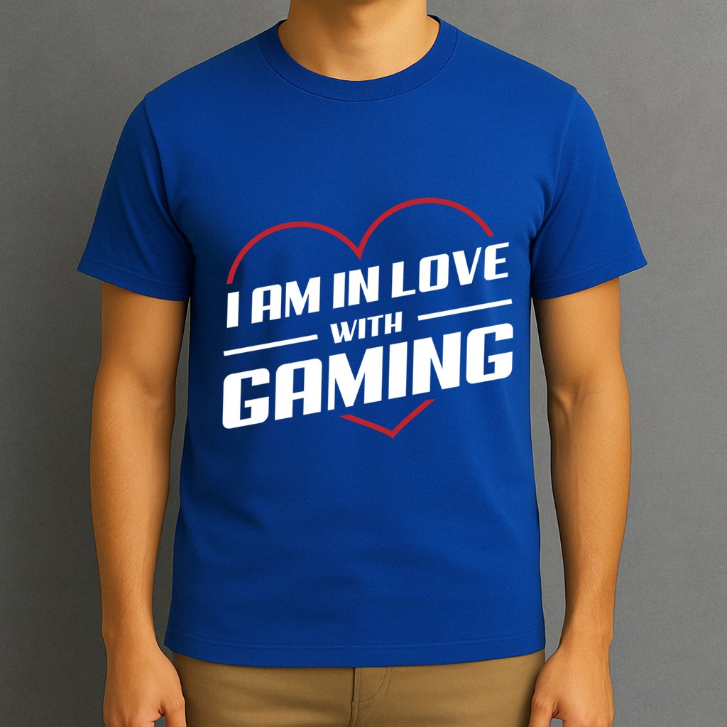 Ich Liebe Zocken! I Am In Love With Gaming! Gaming Console Cool Gift T-Shirt