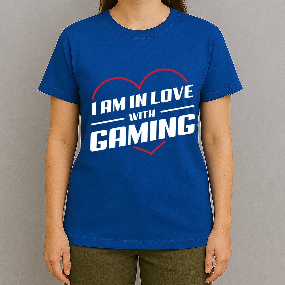 Ich Liebe Zocken! I Am In Love With Gaming! Gaming Console Cool Gift T-Shirt