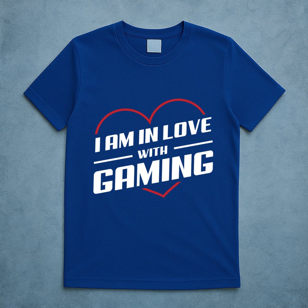 Ich Liebe Zocken! I Am In Love With Gaming! Gaming Console Cool Gift T-Shirt