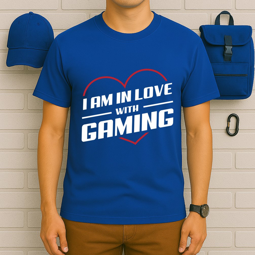 Ich Liebe Zocken! I Am In Love With Gaming! Gaming Console Cool Gift T-Shirt