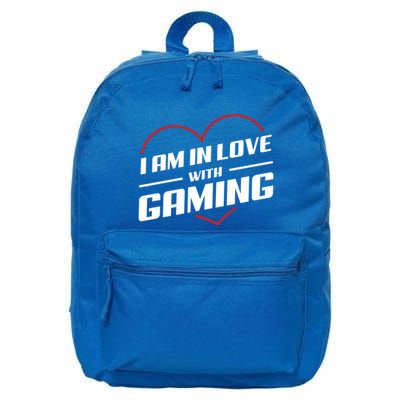 Ich Liebe Zocken! I Am In Love With Gaming! Gaming Console Cool Gift 16 in Basic Backpack