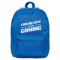 Ich Liebe Zocken! I Am In Love With Gaming! Gaming Console Cool Gift 16 in Basic Backpack