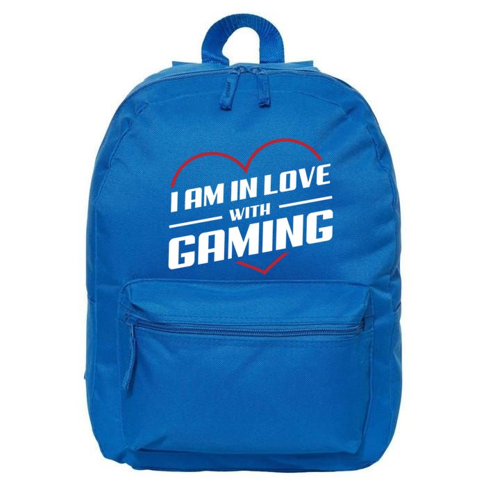 Ich Liebe Zocken! I Am In Love With Gaming! Gaming Console Cool Gift 16 in Basic Backpack