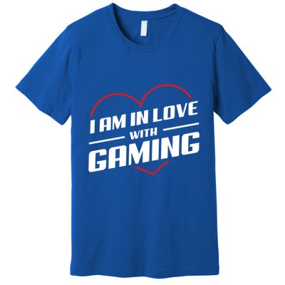 Ich Liebe Zocken! I Am In Love With Gaming! Gaming Console Cool Gift Premium T-Shirt