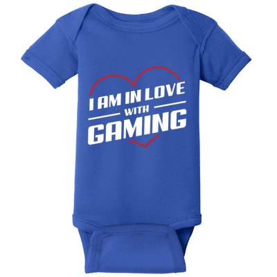 Ich Liebe Zocken! I Am In Love With Gaming! Gaming Console Cool Gift Baby Bodysuit