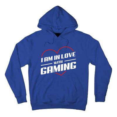 Ich Liebe Zocken! I Am In Love With Gaming! Gaming Console Cool Gift Tall Hoodie