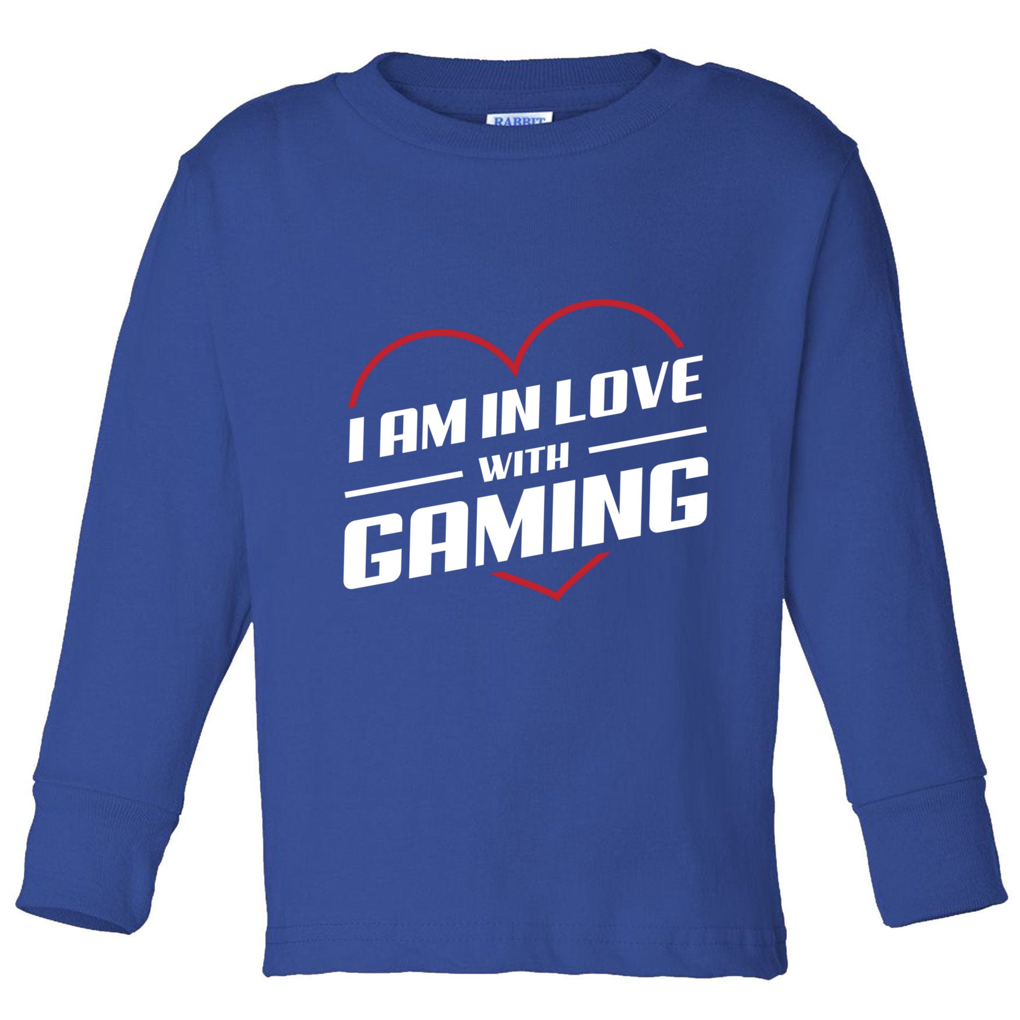 Ich Liebe Zocken! I Am In Love With Gaming! Gaming Console Cool Gift Toddler Long Sleeve Shirt