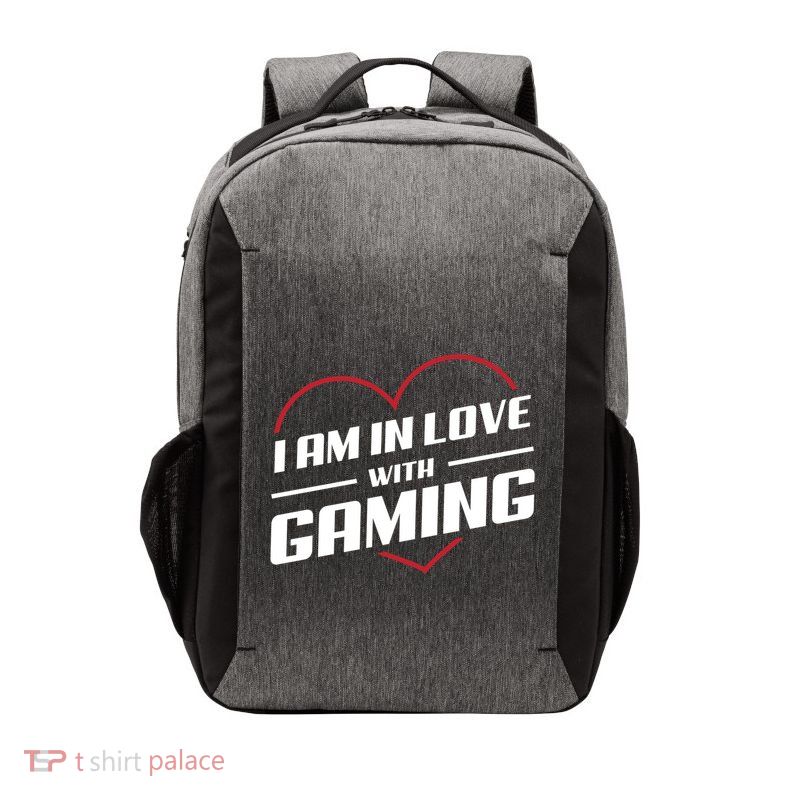Ich Liebe Zocken! I Am In Love With Gaming! Gaming Console Cool Gift Vector Backpack