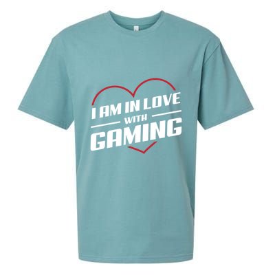 Ich Liebe Zocken! I Am In Love With Gaming! Gaming Console Cool Gift Sueded Cloud Jersey T-Shirt