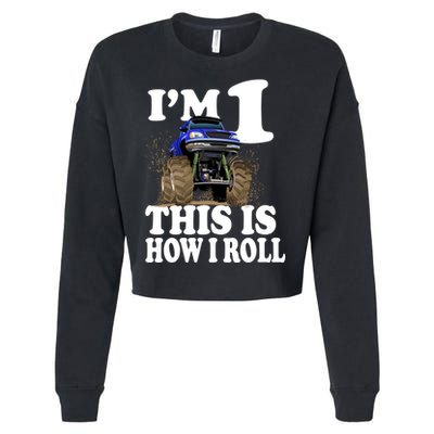 I'm 1 This Is How I Roll Cropped Pullover Crew