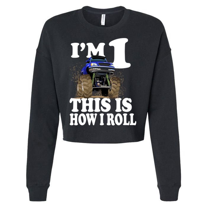 I'm 1 This Is How I Roll Cropped Pullover Crew
