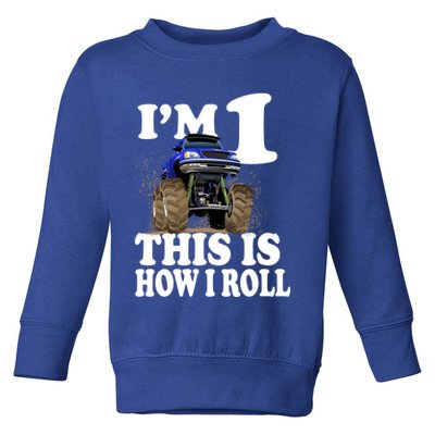 I'm 1 This Is How I Roll Toddler Sweatshirt
