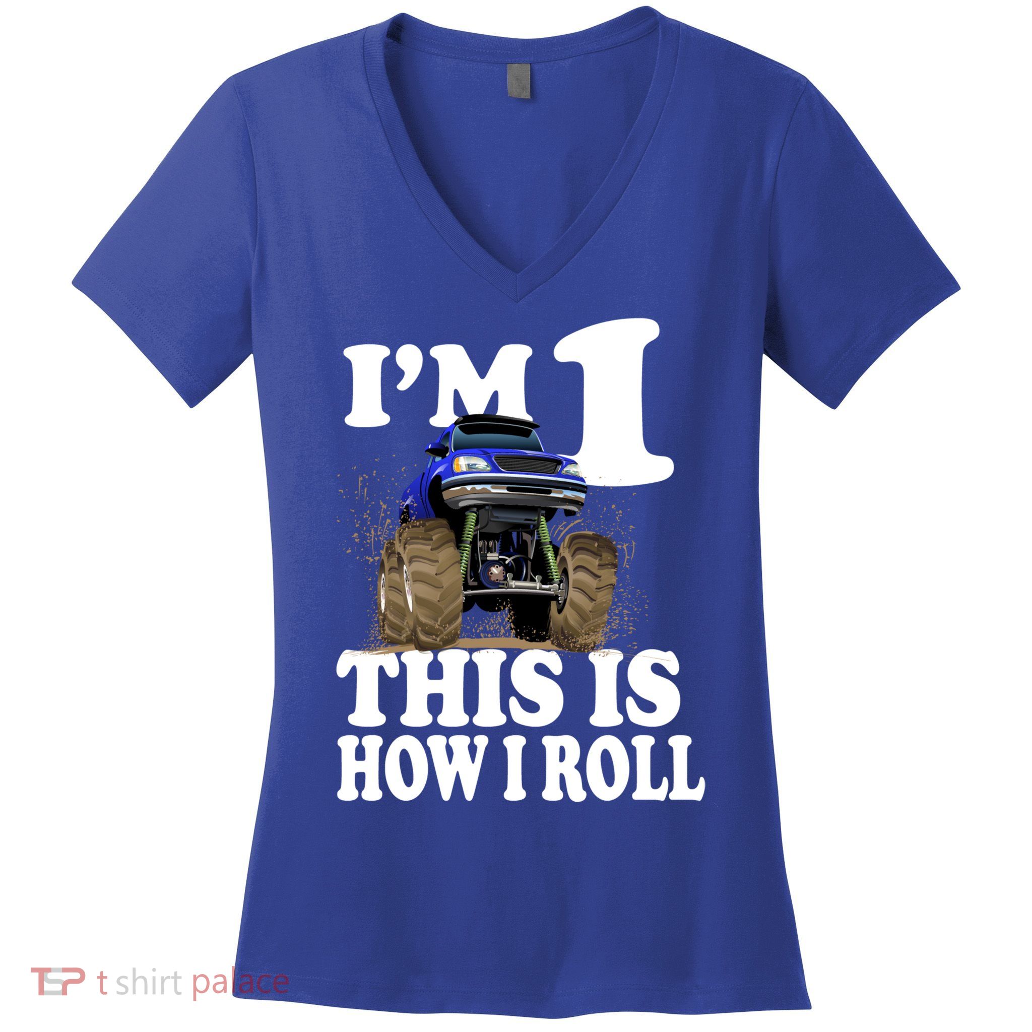 I'm 1 This Is How I Roll Women's V-Neck T-Shirt