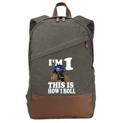 I'm 1 This Is How I Roll Cotton Canvas Backpack