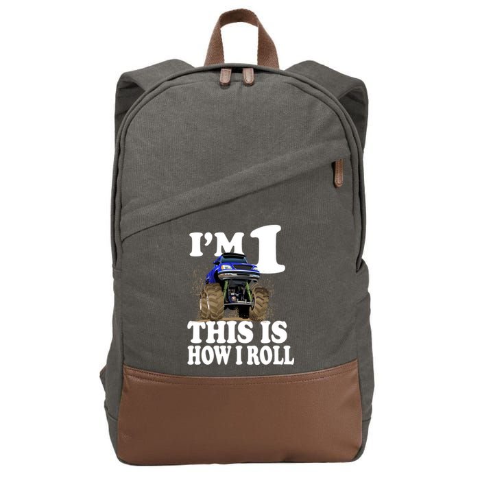 I'm 1 This Is How I Roll Cotton Canvas Backpack