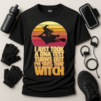 I'm 100 That Witch DNA Test Funny Halloween Cooling Performance Crew T-Shirt