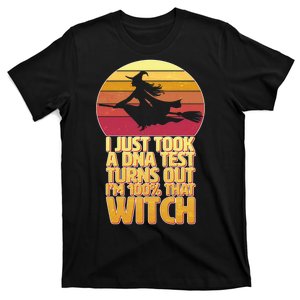 I'm 100 That Witch DNA Test Funny Halloween T-Shirt