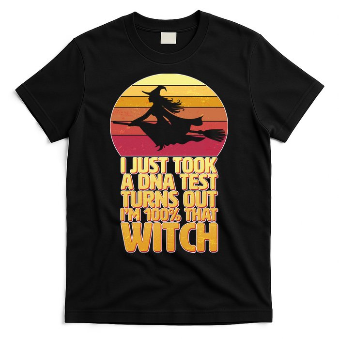 I'm 100 That Witch DNA Test Funny Halloween T-Shirt