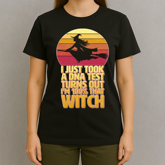 I'm 100 That Witch DNA Test Funny Halloween T-Shirt