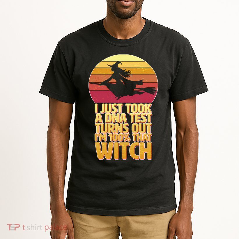 I'm 100 That Witch DNA Test Funny Halloween Tall T-Shirt