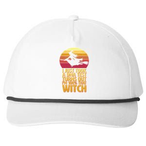 I'm 100 That Witch DNA Test Funny Halloween Snapback Five-Panel Rope Hat