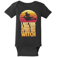 I'm 100 That Witch DNA Test Funny Halloween Baby Bodysuit