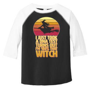 I'm 100 That Witch DNA Test Funny Halloween Toddler Fine Jersey T-Shirt