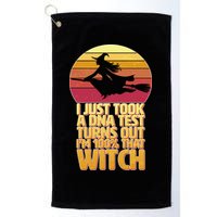 I'm 100 That Witch DNA Test Funny Halloween Golf Towel