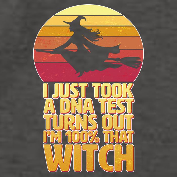 I'm 100 That Witch DNA Test Funny Halloween Vector Backpack